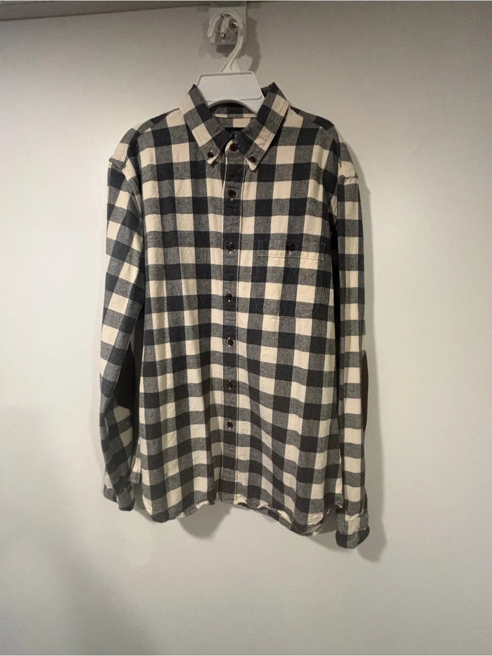 Jcrew Men's Plaid Flannel Button-Down Shirt